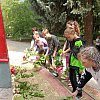 возложение цветов к Обелиску погибшим во время ВОВ
